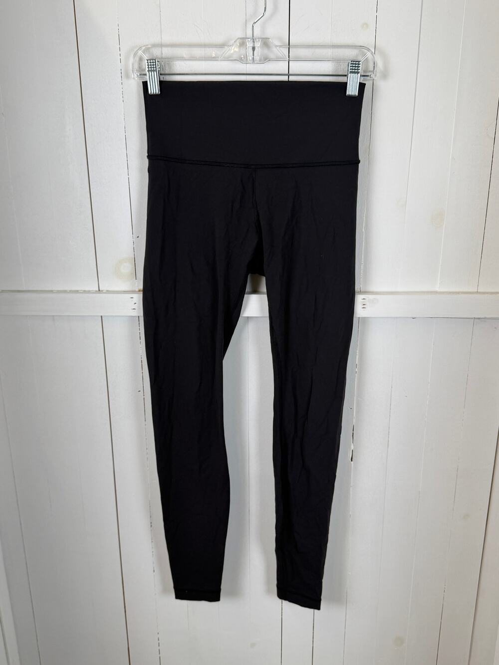 Lululemon Black Ankle Leggings Women’s Size 6 Nylon